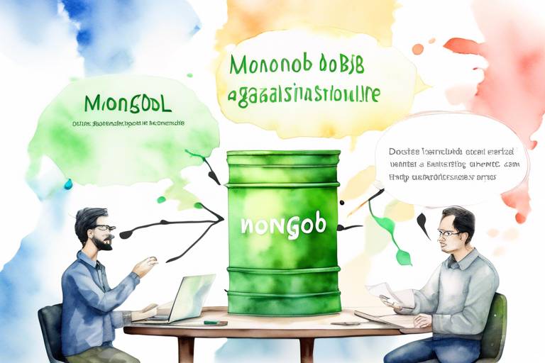 MongoDB Agregasyon Framework ve NoSQL Veri Tabanı Kavramları Arasındaki İlişki