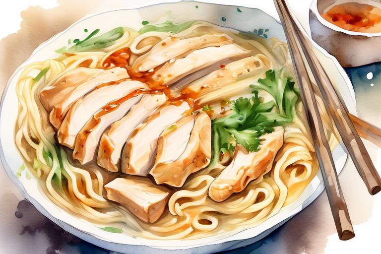 Noodle'larla beslenin: Proteinli ve lezzetli tavuklu noodle yemeği