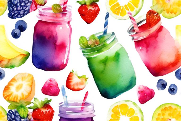 Rengarenk Smoothie Tarifleri: İçinize Mutluluk Katın
