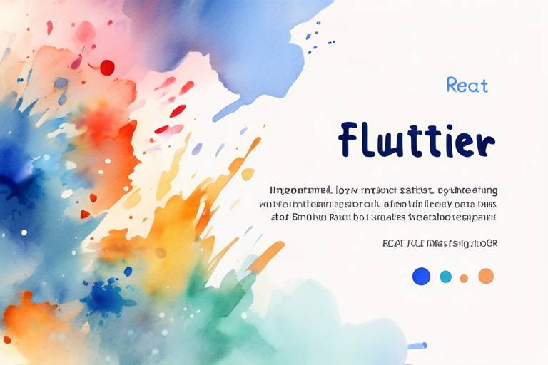 React Native ve Flutter ile Mobil Uygulama Geliştirme