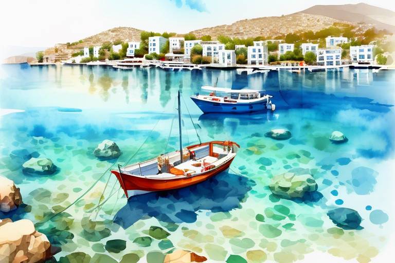 Bodrum'un Mermer Berrak Sularında Tatil