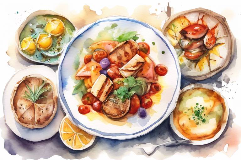 X Restoranı'nın Akdeniz Mutfağı Menüsü