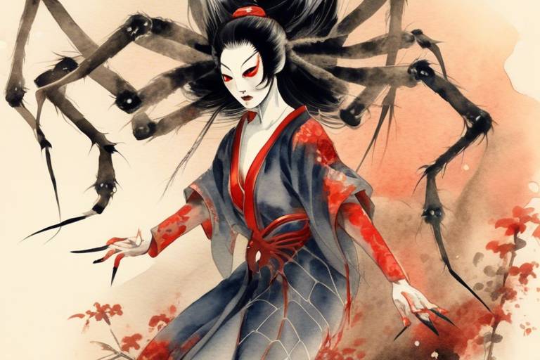 Jorogumo: Japon Mitolojisindeki Örümcek Kadın