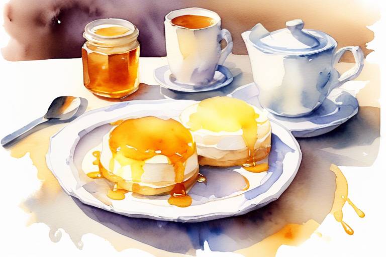 Bal ve Kaymak ile Tatlandırılmış Kahvaltı Sofraları