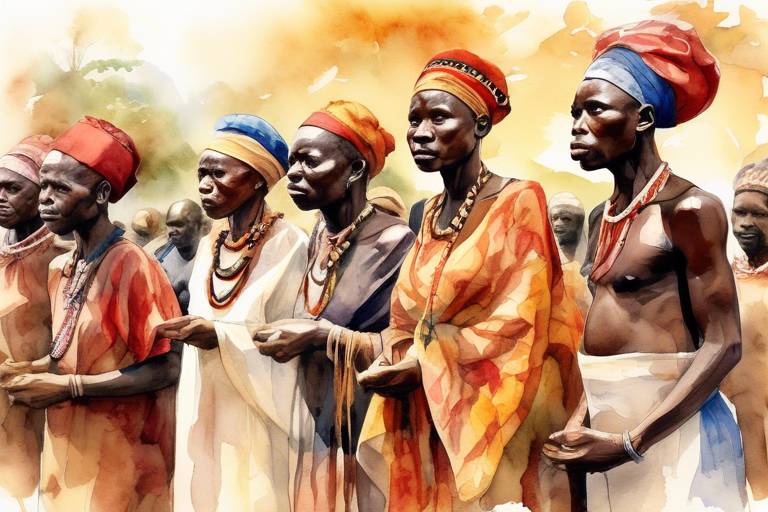 Afrika'da Sıkça Törenlere Katılan Etnik Gruplar