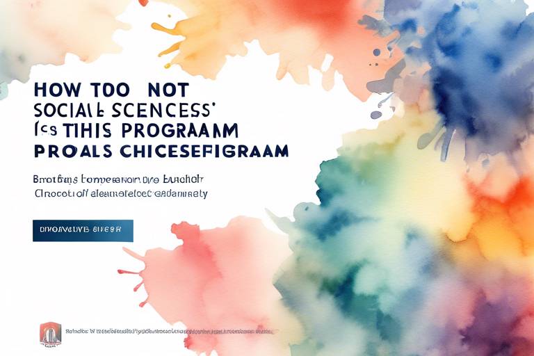 Sosyal Bilimler Lisans Programı Seçimi Nasıl Yapılır?
