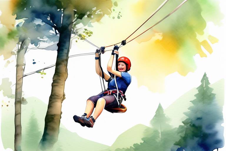 Sitelere Adrenalin Dolu Zipline Deneyimi
