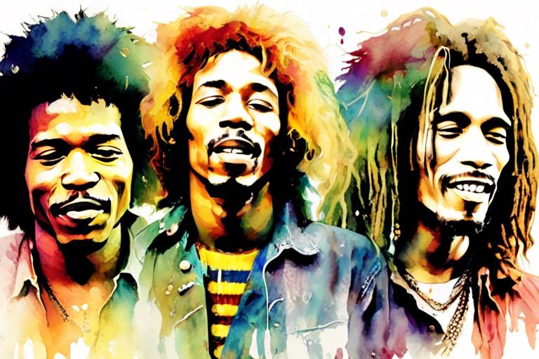 Jimi Hendrix, Bob Marley ve Kurt Cobain: Rock'n Roll Kültürü ve Sanat Eserleri