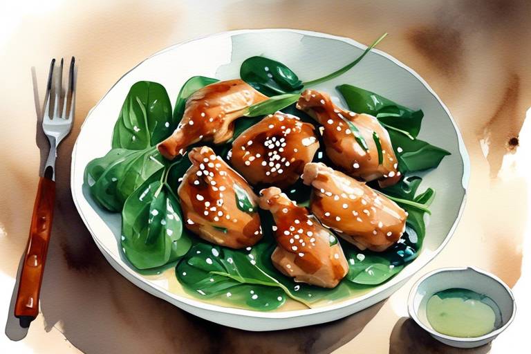 Bebek Ispanaklı Soya Soslu Tavuk Tarifi
