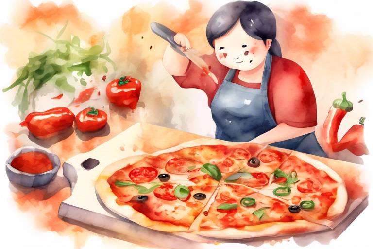 Baharatlı Pizza Yapımı