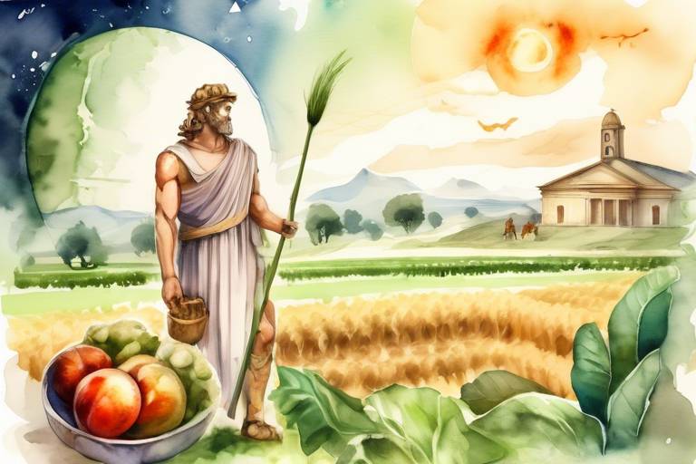 Saturn Tanrısı ve Roma Mitolojisi'ndeki Çiftçiliğin Anlamı 