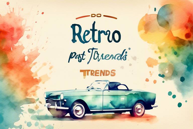 Retro Tasarımlar: Geçmiş Trendleri Keşfedin