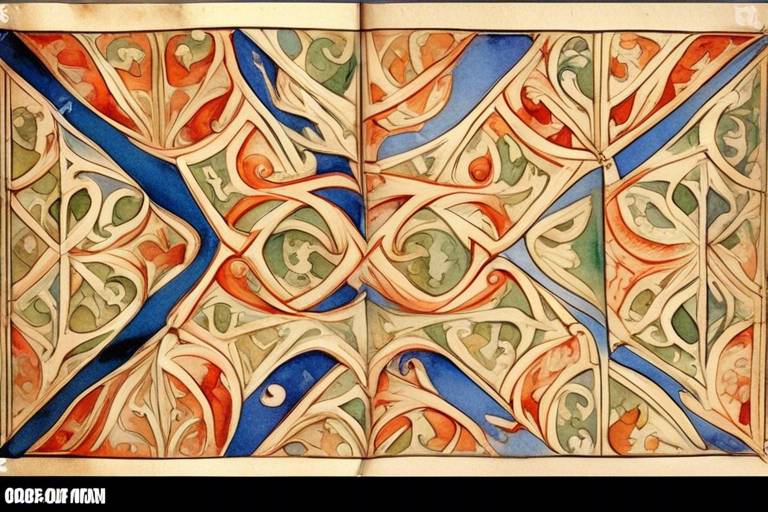 Ortaçağ El Yazmalarında Büyüleyici Geometrik Desenler