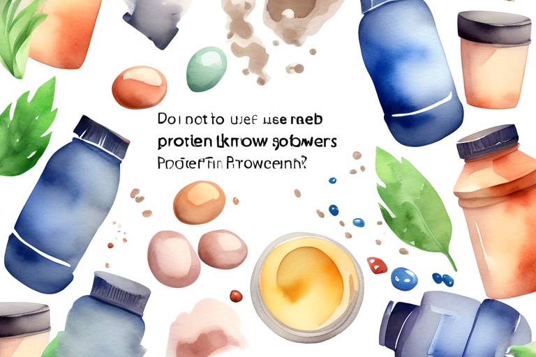 Protein Tozu ve Takviyeleri Hakkında Bilmeniz Gerekenler