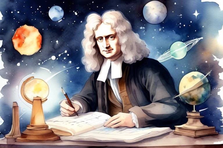 İsaac Newton'un Fizik ve Astronomi Araştırmaları