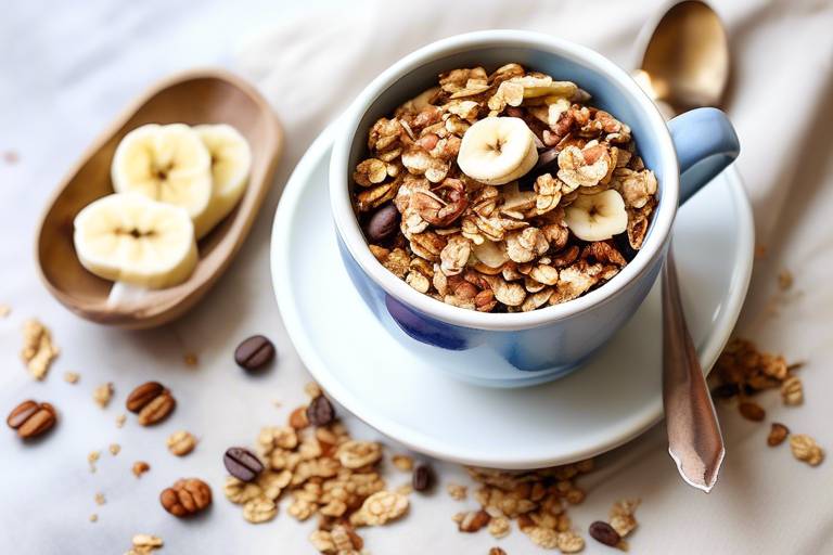 Kahve ve Muzlu Granola Tarifi