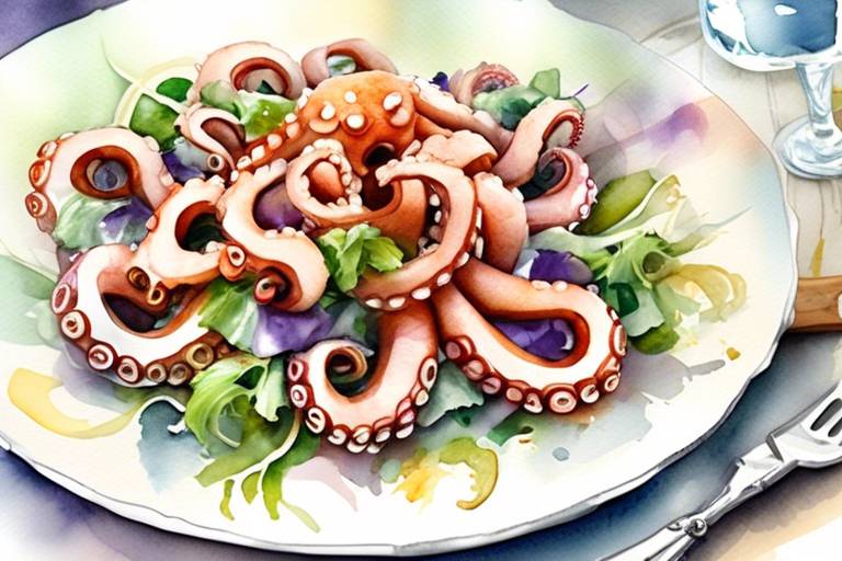 İtalyan Usulü Ahtapot Salatası Tarifi