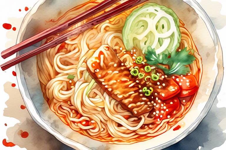 Baharatlı Çin Ramen Noodle Tarifi