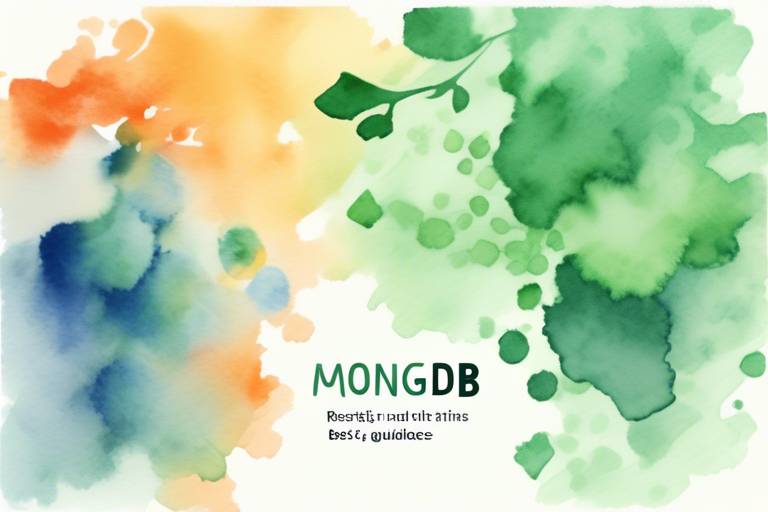 MongoDB ve RESTful API'ları: En İyi Uygulamalar ve Yönergeler
