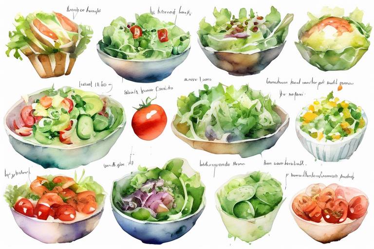 Sebze Ağırlıklı Menü İçin Harika Salata Tarifleri
