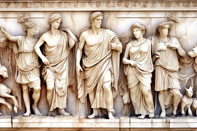 Antik Roma Dönemi Ara Pacis Augustae Rölyefi