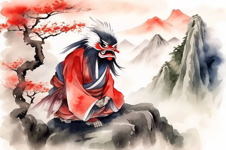 Tengu: Japon Mitolojisindeki Dağ Ruhları