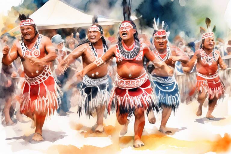 Yeni Zelanda'da Maori Kültürü Festivali