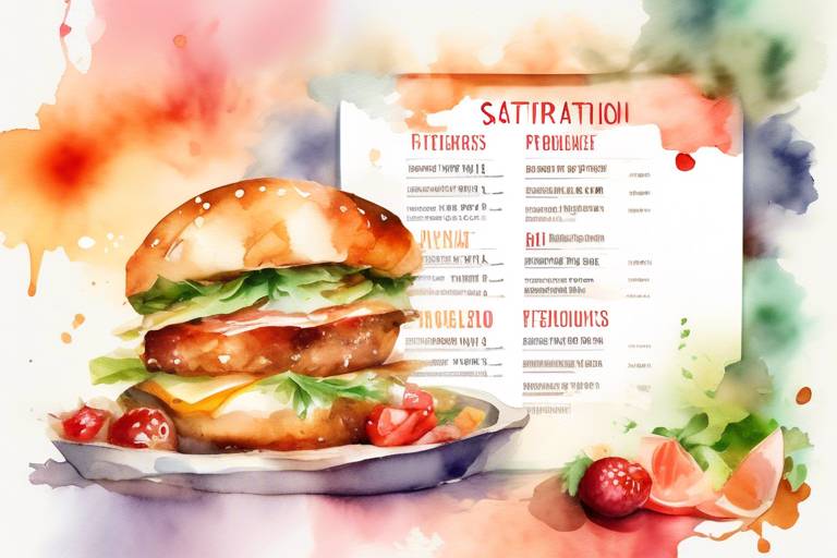 Menülerde Kalori Bilgileri Sunmak Müşteri Memnuniyetini Arttırır mı?