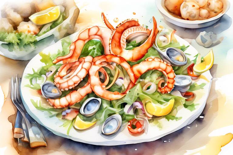 Kalamar ve Deniz Mahsülleri Zenginliği: Akdeniz Salatası