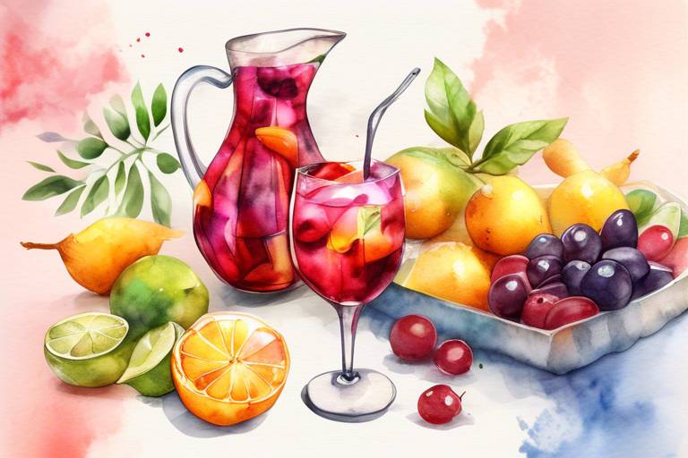 Sangria ve Meze Tabağı İkili Yapabilirsiniz