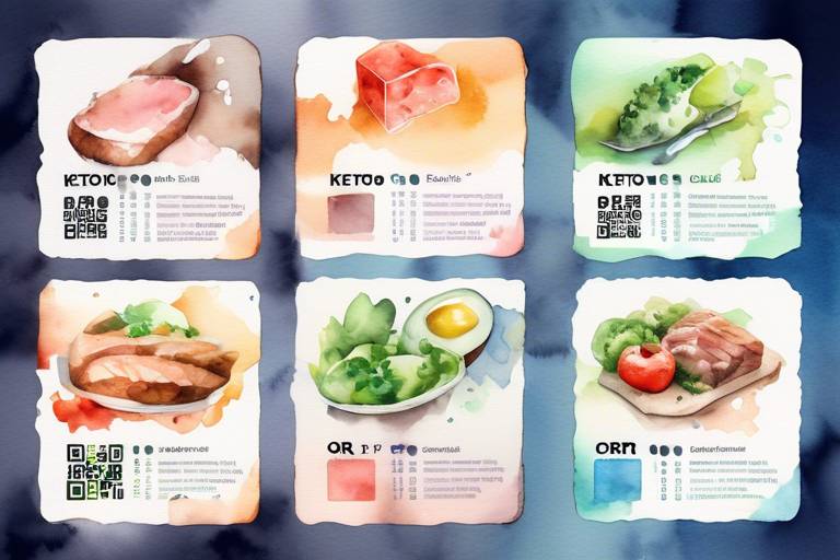 Ketojenik Diyet İçin QR Kodlu Menüler