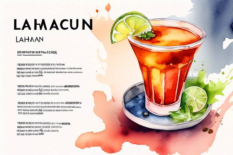 Lahmacunla Uyumlu En İyi İçecek Önerileri
