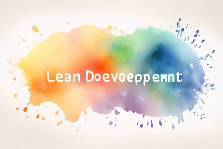 Lean Yazılım Geliştirme Yöntemi