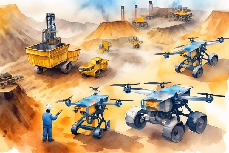 Madencilikte Uçak Dronları ve Özel Robotlar: Denetim, Operasyon ve Bakım İçin Yararları