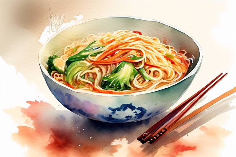 Lezzetli ve ucuz: Çin usulü sebzeli noodle yemeği