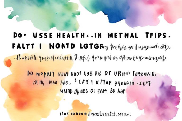 LGBTQ+ Topluluğunda Mental Sağlık İpuçları