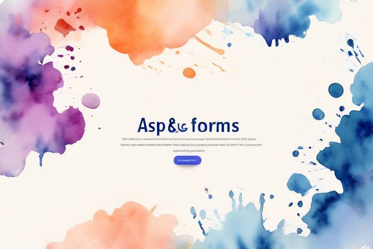ASP.NET Web Forms Kullanmanın Avantajları Nelerdir?