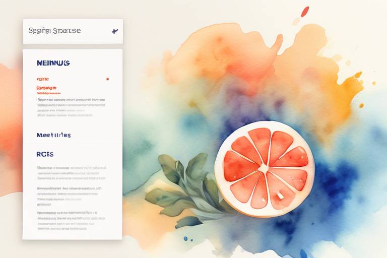 Seyrek Menülerin CSS İle Tasarımı