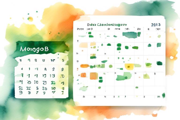 MongoDB'de Takvim Uygulamaları İçin Veri Modellemesi
