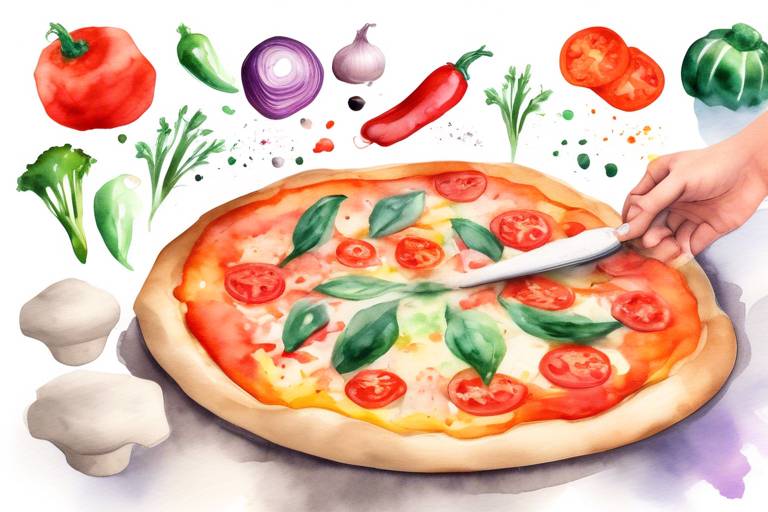Pizza Hamuru İle Bol Sebzeli Pizza Yapımı