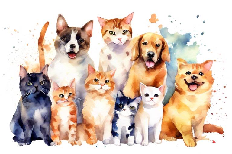 Kedilerin ve Köpeklerin Çılgın Davranışları