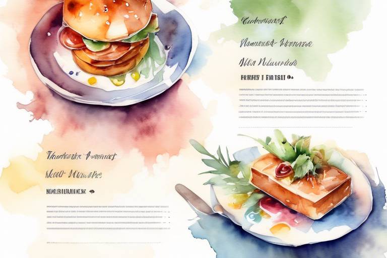 Restoran Web Sitelerinde Menüler İçin İyi Bir Format Hazırlama Rehberi