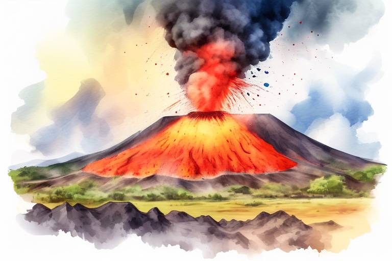 Venezuela'da Patlamış Volkan ve Kraterler
