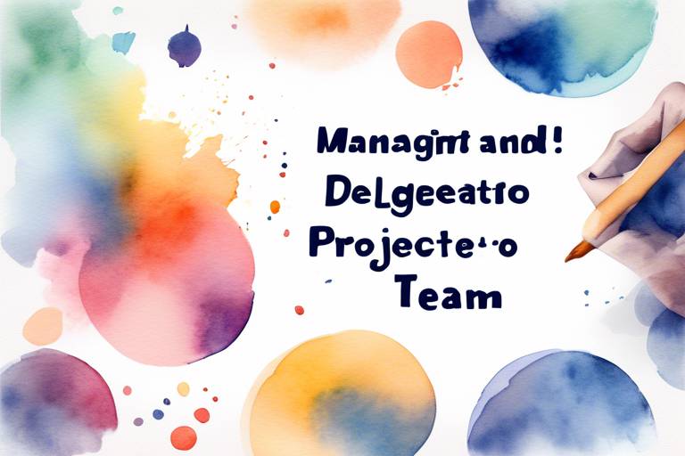 Web Sitesi Proje Yönetimi: Proje Ekip Üyelerine Yönetim ve Delege Etme