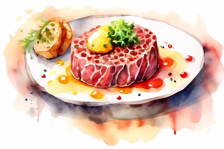 Etin En Yeni Halini Denemek İçin Steak Tartare