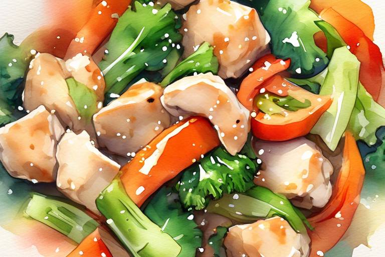 Sebzeli, Tavuklu Wok Yemeği Tarifi